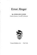 Cover of: Ernst Jünger.