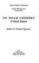 Cover of: On Noam Chomsky by Gilbert Harman