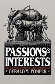 Cover of: Passions and interests by Gerald M. Pomper