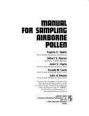 Cover of: Manual for sampling airborne pollen