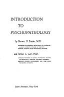 Cover of: Introduction to psychopathology by Shervert H. Frazier