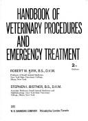 Handbook of veterinary procedures & emergency treatment by Robert Warren Kirk