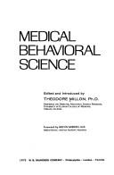 Cover of: Medical behavioral science
