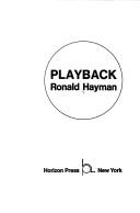 Cover of: Playback.