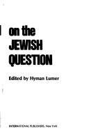 Cover of: Lenin on the Jewish question.