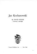 Cover of: Jan Kochanowski | David J. Welsh
