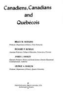 Cover of: Canadiens, Canadians, and Quebecois