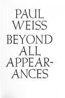 Cover of: Beyond all appearances.
