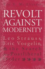 Cover of: Revolt against modernity by Ted V. McAllister