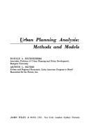 Cover of: Urban planning analysis: methods and models