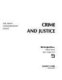 Cover of: Crime and justice.