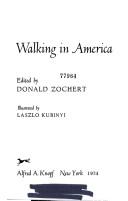 Cover of: Walking in America.