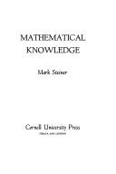 Cover of: Mathematical knowledge