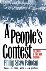 Cover of: A people's contest by Phillip S. Paludan