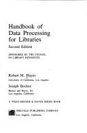 Cover of: Handbook of data processing for libraries by Robert Mayo Hayes
