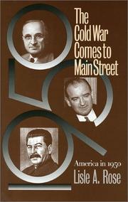 Cover of: The Cold War comes to Main Street: America in 1950