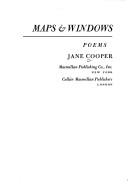 Cover of: Maps & windows by Jane Cooper