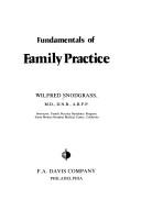 Cover of: Fundamentals of family practice. | Wilfred Snodgrass