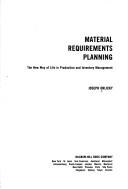Cover of: Material requirements planning by Joseph Orlicky