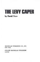Cover of: The Levy caper.