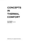 Cover of: Concepts in thermal comfort