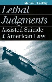 Cover of: Lethal Judgments by Melvin I. Urofsky
