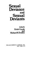 Cover of: Sexual deviance and sexual deviants. by Erich Goode, Erich Goode