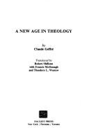 Cover of: A new age in theology