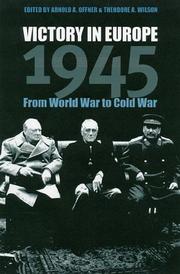 Cover of: Victory in Europe, 1945: from World War to Cold war