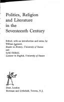 Cover of: Politics, religion, and literature in the seventeenth century. by William M. Lamont