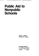 Public aid to nonpublic schools by Sullivan, Daniel J.