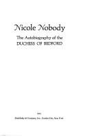 Cover of: Nicole Nobody by Nicole Russell Duchess of Bedford