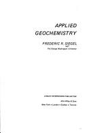 Cover of: Applied geochemistry, by Frederic R. Siegel