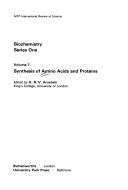 Cover of: Synthesis of amino acids and proteins