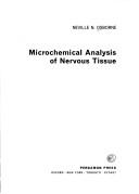 Cover of: Microchemical analysis of nervous tissue