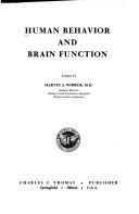Cover of: Human behavior and brain function. by Edited by Harvey J. Widroe.