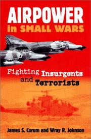 Cover of: Airpower in Small Wars: Fighting Insurgents and Terrorists (Modern War Studies)