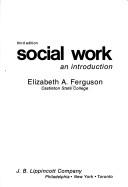 Cover of: Social work: an introduction