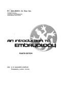 Cover of: An introduction to embryology by B. I. Balinsky