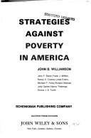 Cover of: Strategies against poverty in America