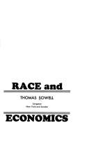 Cover of: Race and economics by Thomas Sowell