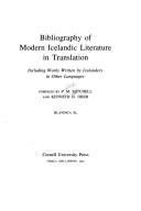 Cover of: Bibliography of modern Icelandic literature in translation, including works written by Icelanders in other languages