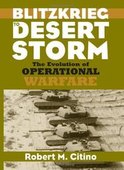 Cover of: Blitzkrieg to Desert Storm by Robert M. Citino