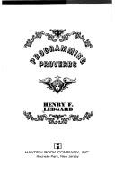 Cover of: Programming proverbs by Henry F. Ledgard