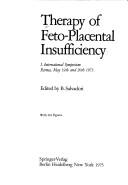 Therapy of feto-placental insufficiency