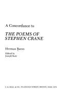 Cover of: A concordance to the poems of Stephen Crane