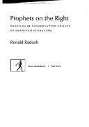 Cover of: Prophets on the right by Ronald Radosh