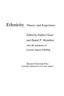 Cover of: Ethnicity by edited by Nathan Glazer and Daniel P. Moynihan, with the assistance of Corinne Saposs Schelling.
