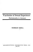 Cover of: Varieties of sexual experience: psychosexuality in literature