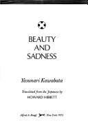 Cover of: Beauty and sadness by 川端康成